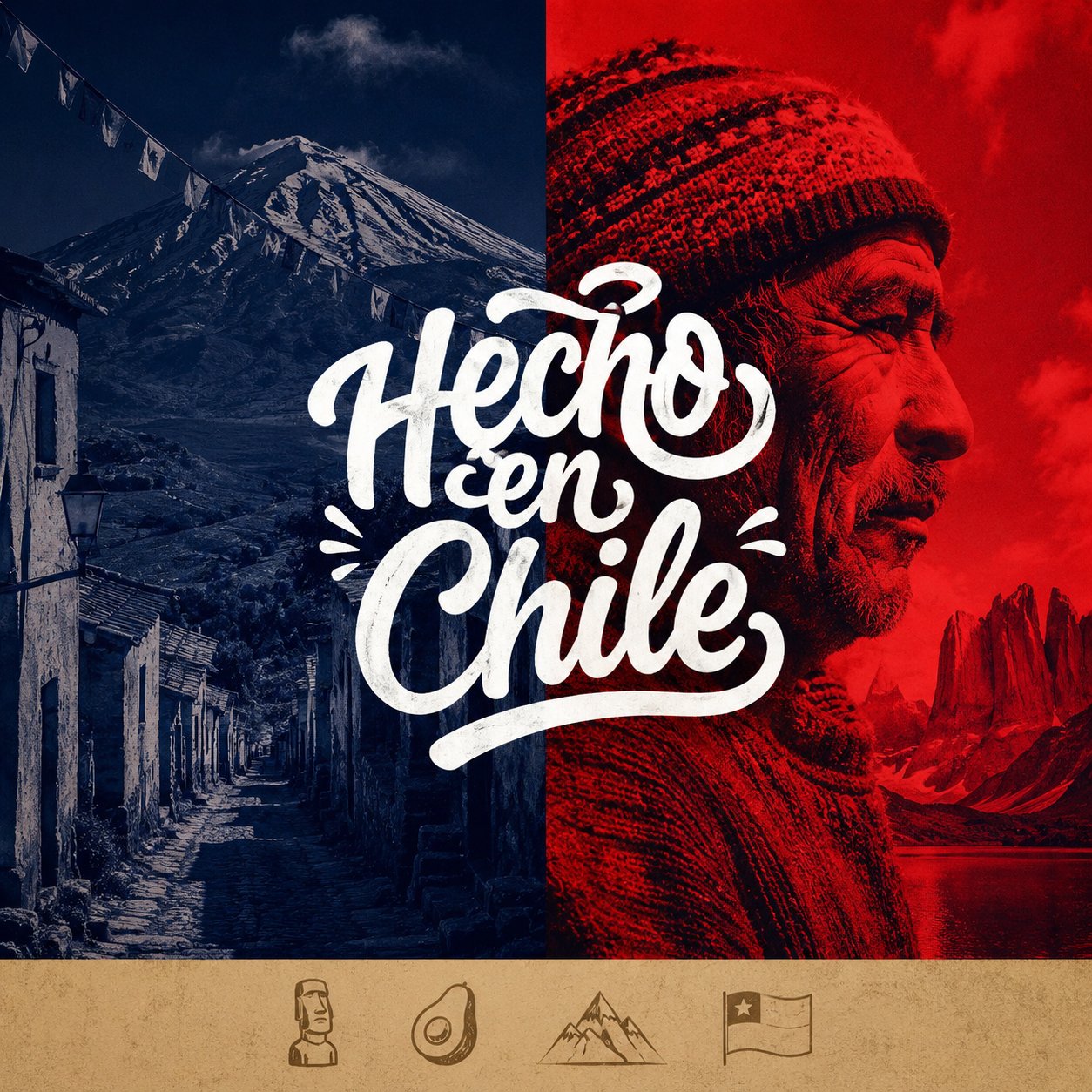 Hecho en Chile — Lettering & Brand Identity